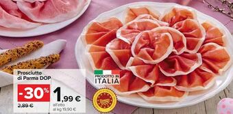 Carrefour Market Prosciutto di parma dop offerta