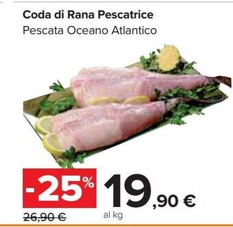 Carrefour Market Coda di rana pescatrice offerta