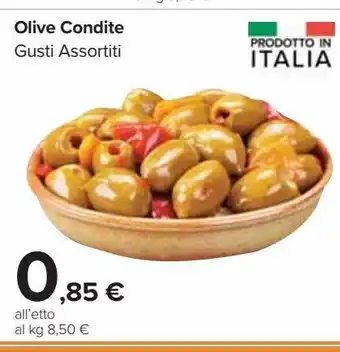 Carrefour Market Olive condite gusti assortiti offerta