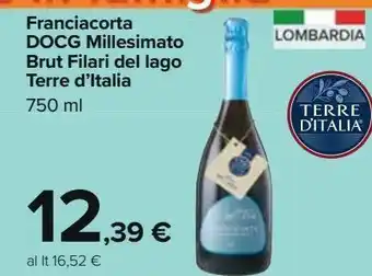Carrefour Market Franciacorta terre d'italia offerta