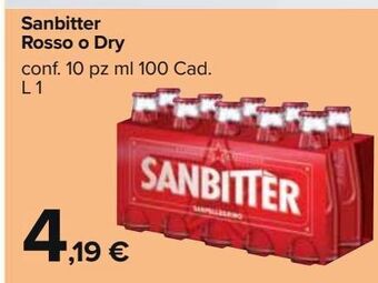 Carrefour Market Sanbitter rosso o dry offerta