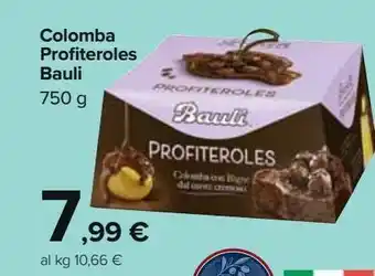 Carrefour Market Colomba profiteroles bauli offerta