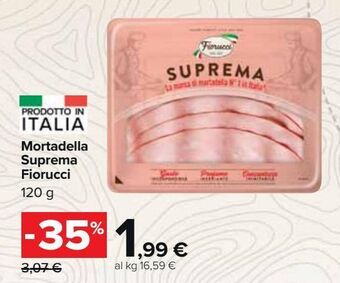 Carrefour Market Mortadella suprema fiorucci offerta
