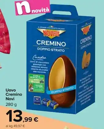 Carrefour Market Uovo cremino novi offerta