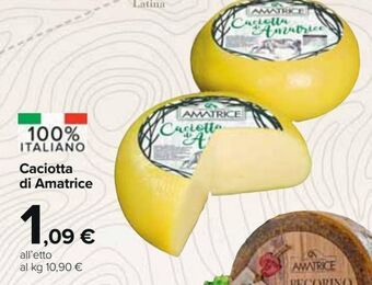 Carrefour Market Caciotta di amatrice offerta