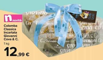 Carrefour Market Colomba classica incartata giovanni cova & c. offerta