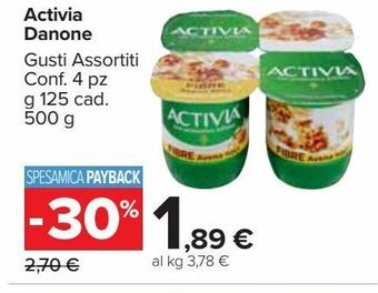 Carrefour Market Activia danone offerta