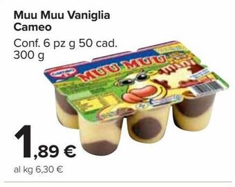 Muu muu vaniglia cameo