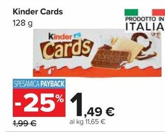 Carrefour Market Kinder cards offerta