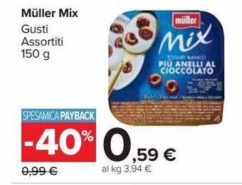 Carrefour Market Muller mix offerta