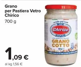 Carrefour Market Grano per pastiera vetro chirico offerta