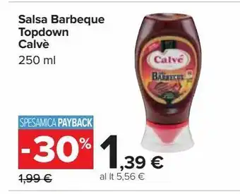 Carrefour Market Salsa barbeque calvé offerta