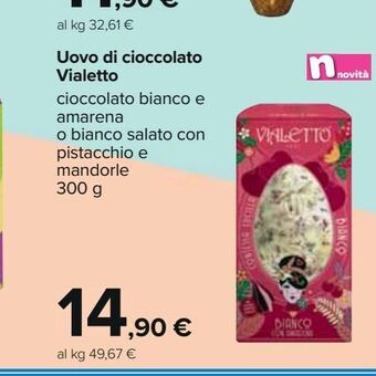 Carrefour Iper Uova di cioccolato vialetto offerta