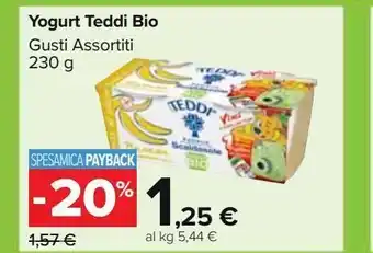 Carrefour Iper Yogurt teddi bio offerta