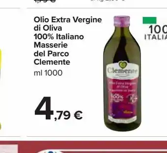 Carrefour Iper Olio extra vergine di oliva clemente offerta