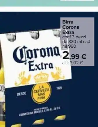 Carrefour Iper Birra corona extra offerta