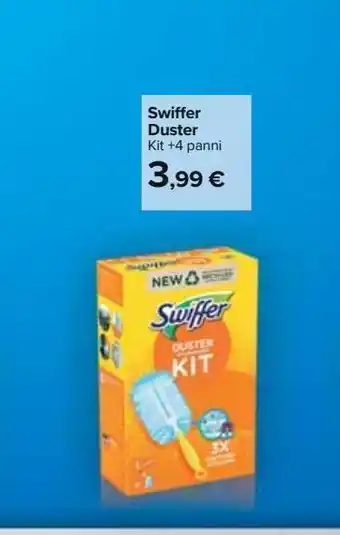 Carrefour Iper Swiffer duster kit + 4 panni offerta
