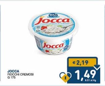 Jocca fiocchi cremosi g 175