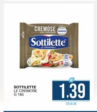 SeBón Supermercati Sottilette le cremose g 185 offerta