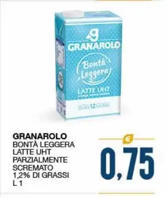 SeBón Supermercati Bontà leggera latte uht parzialmente scremato granarolo 1.2% di grassi l 1 offerta