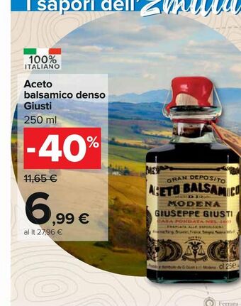Carrefour Iper Aceto balsamico denso giusti offerta