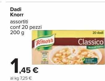 Carrefour Iper Dadi knorr offerta