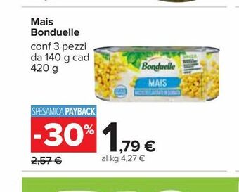 Carrefour Iper Mais bonduelle offerta