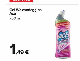 Carrefour Iper Gel wc candeggina ace offerta