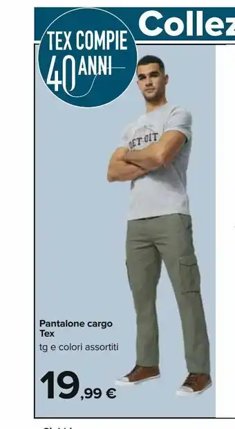 Pantalone cargo tex