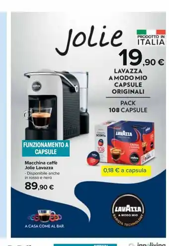 Carrefour Iper Macchina da caffè dolce gusto lavazza offerta