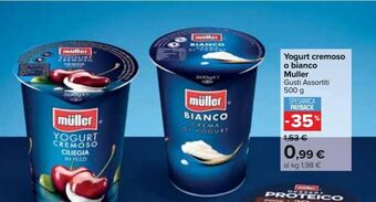 Carrefour Iper Yogurt cremoso o bianco muller offerta