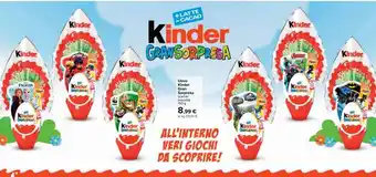 Carrefour Iper Uova di cioccolato kinder sorpresa offerta