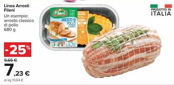 Carrefour Market Linea arrosti fileni offerta
