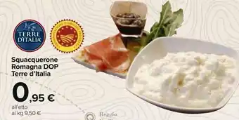 Carrefour Market Aquacquerone romagna dop torre d'italia offerta