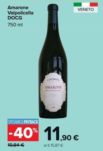 Carrefour Market Amarone valpolicella offerta