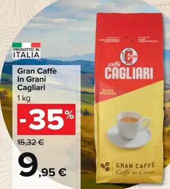 Carrefour Market Gran caffè in grani cagliari offerta