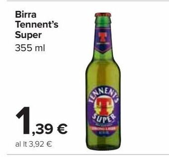 Carrefour Market Birra tennent's super offerta