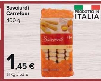 Carrefour Market Savoiardi carrefour offerta