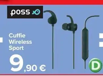 Carrefour Market Cuffie wireless sport poss offerta