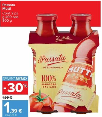 Carrefour Market Passata mutti offerta