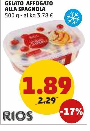 PENNY Gelato affogato alla spagnola 500 g offerta