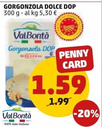 Gorgonzola dolce dop 300 g