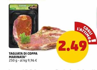 PENNY Tagliata di coppa marinata offerta