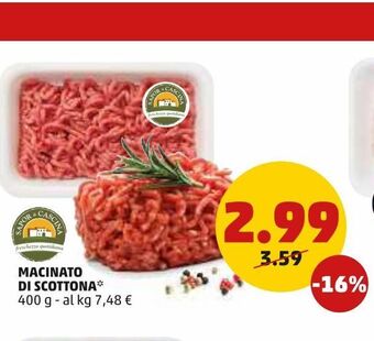 PENNY Macinato di scottona 400 g offerta