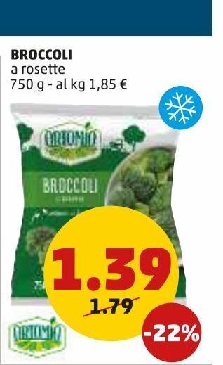 PENNY Broccoli a rosette 750 g offerta