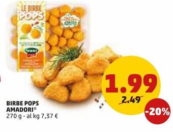 PENNY Birbe pops amadori 270 g offerta