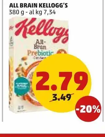 PENNY All brain kellogg's 380g offerta