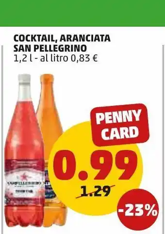 PENNY Cocktail aranciata san pellegrino 1.2 l offerta