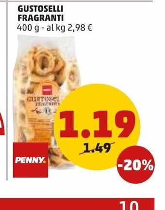 PENNY Penny gustoselli fragranti 400 g offerta