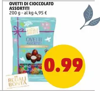 PENNY Ovetti di cioccolato assortiti 200g offerta